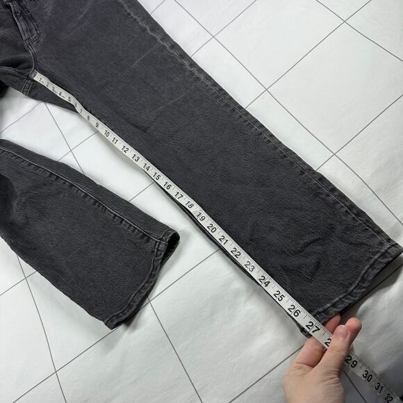 Madewell Jeans Womens 26 Washed Black Curvy Perfect Vintage Lunar High Rise - Picture 10 of 12